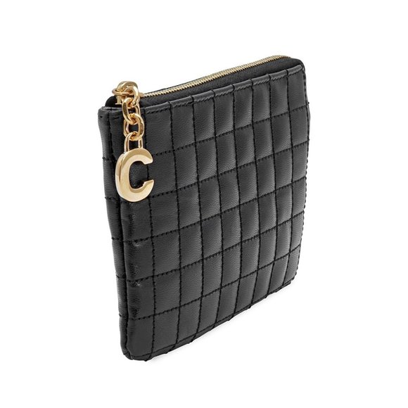 Celine Women's C Charm Quilted Leather Coin Pouch - Picture 4 of 9